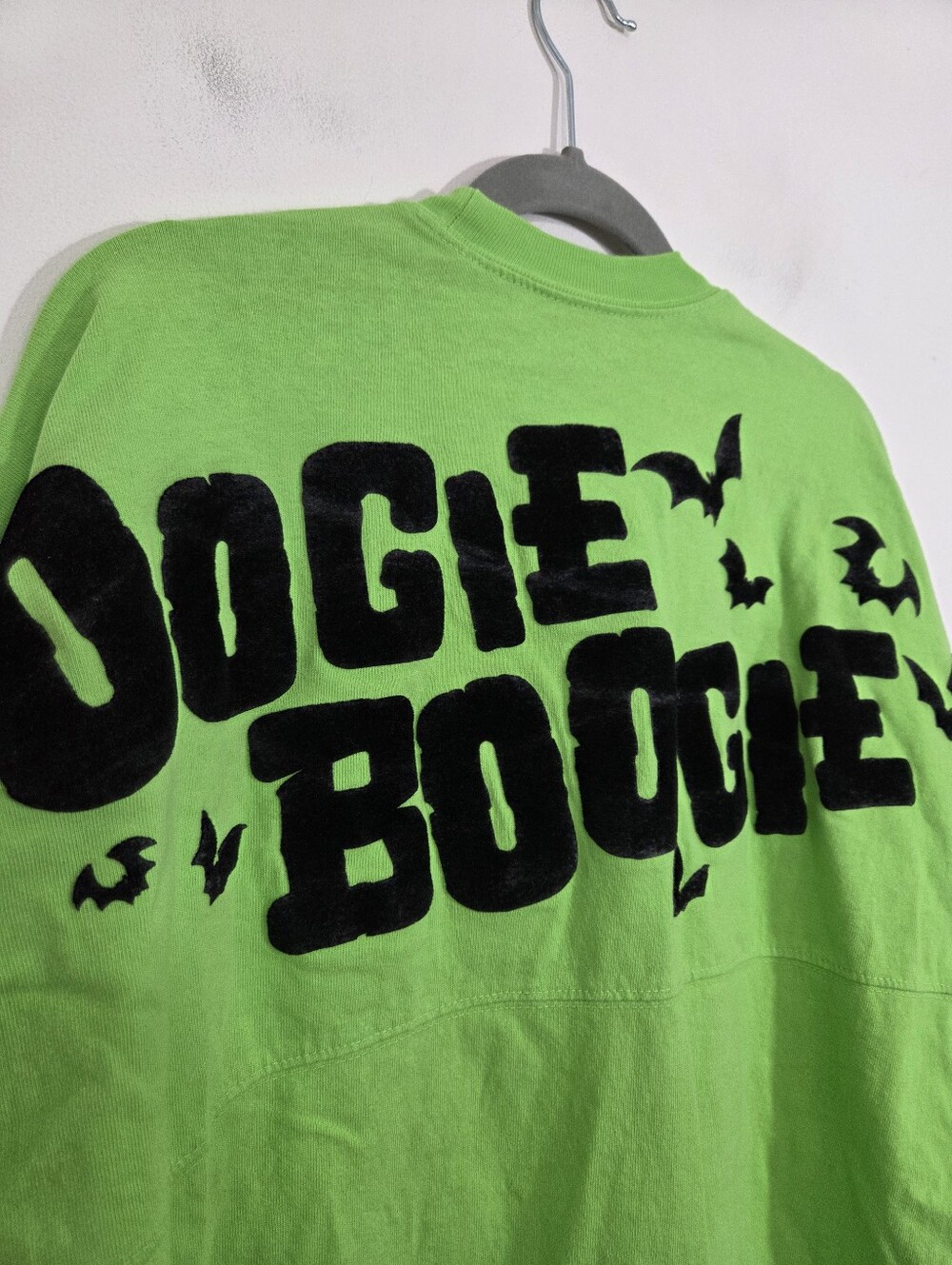 Spirit Jersey Disney Nightmare Before Christmas Oogie Boogie Green Shirt Small - Picture 6 of 7